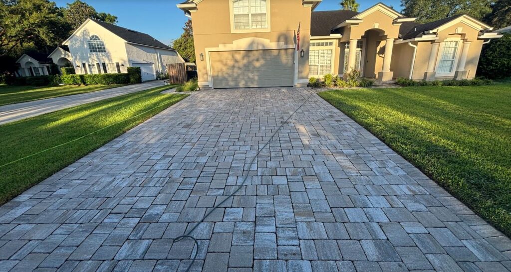 Before paver sealing